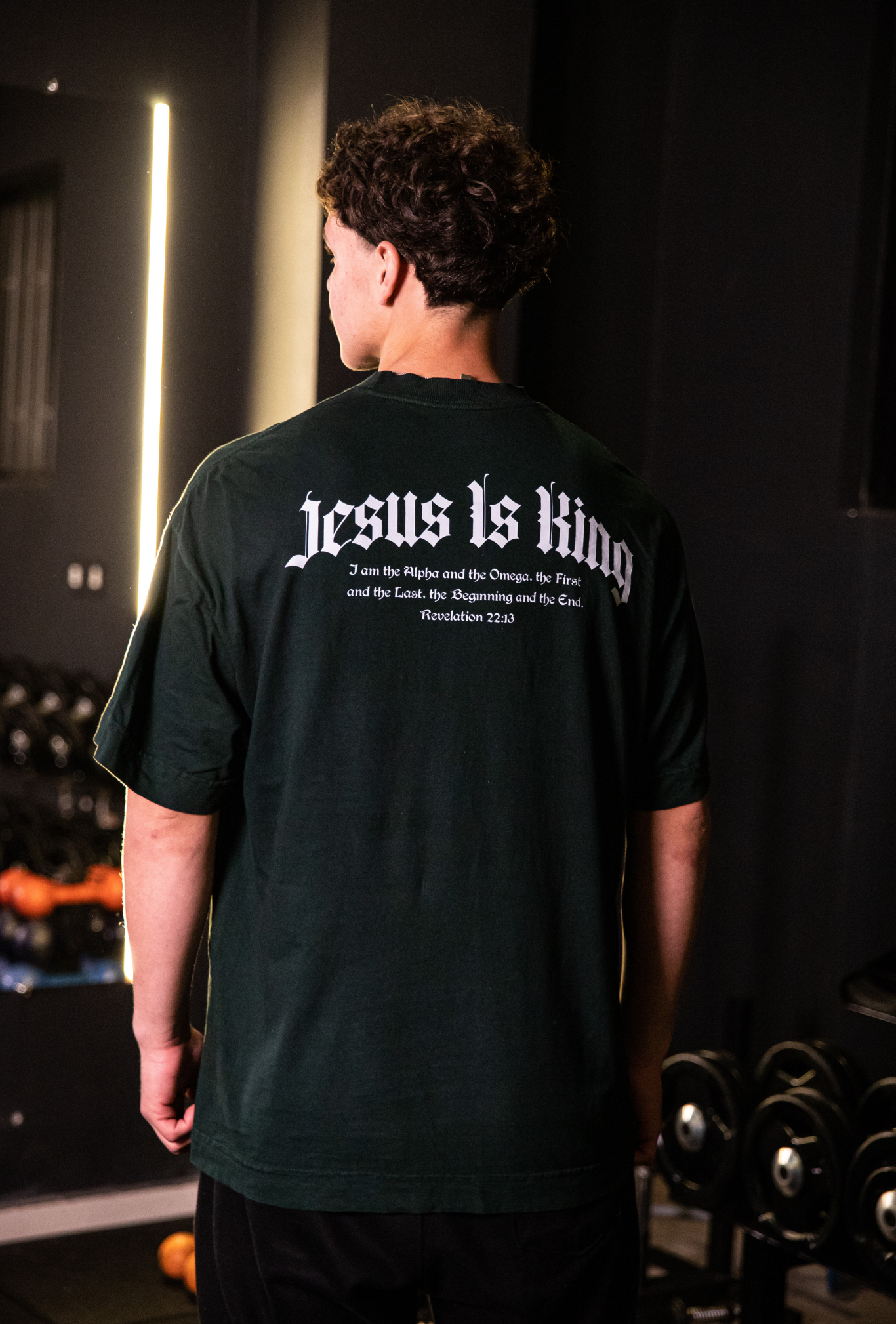 Jesus Is King Oversized - Washed