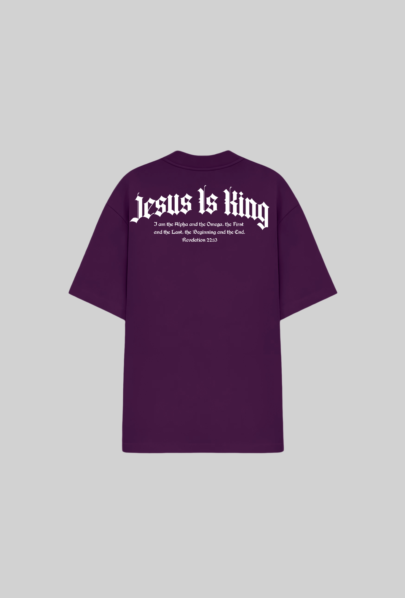Jesus Is King Oversized