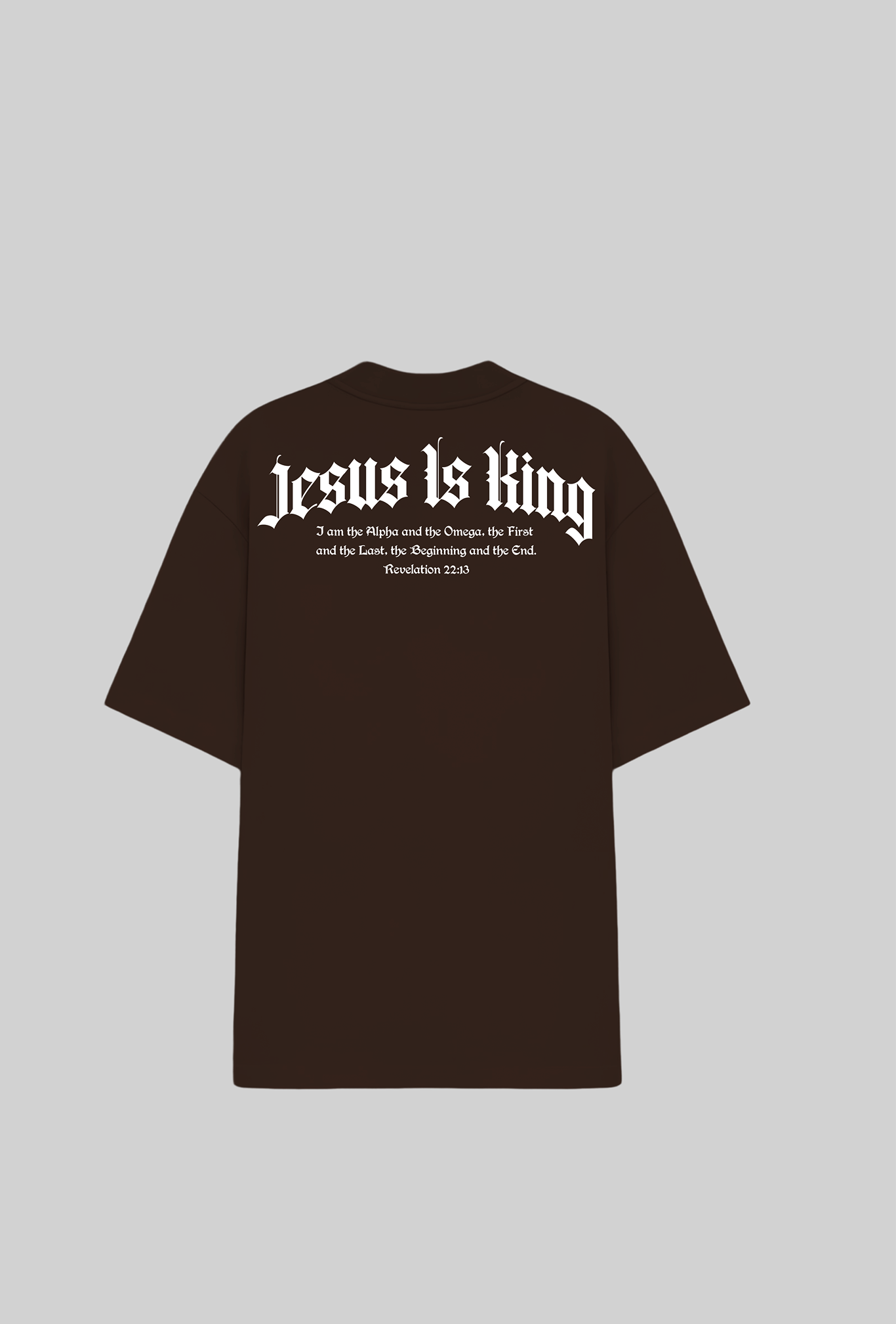 Jesus Is King Oversized