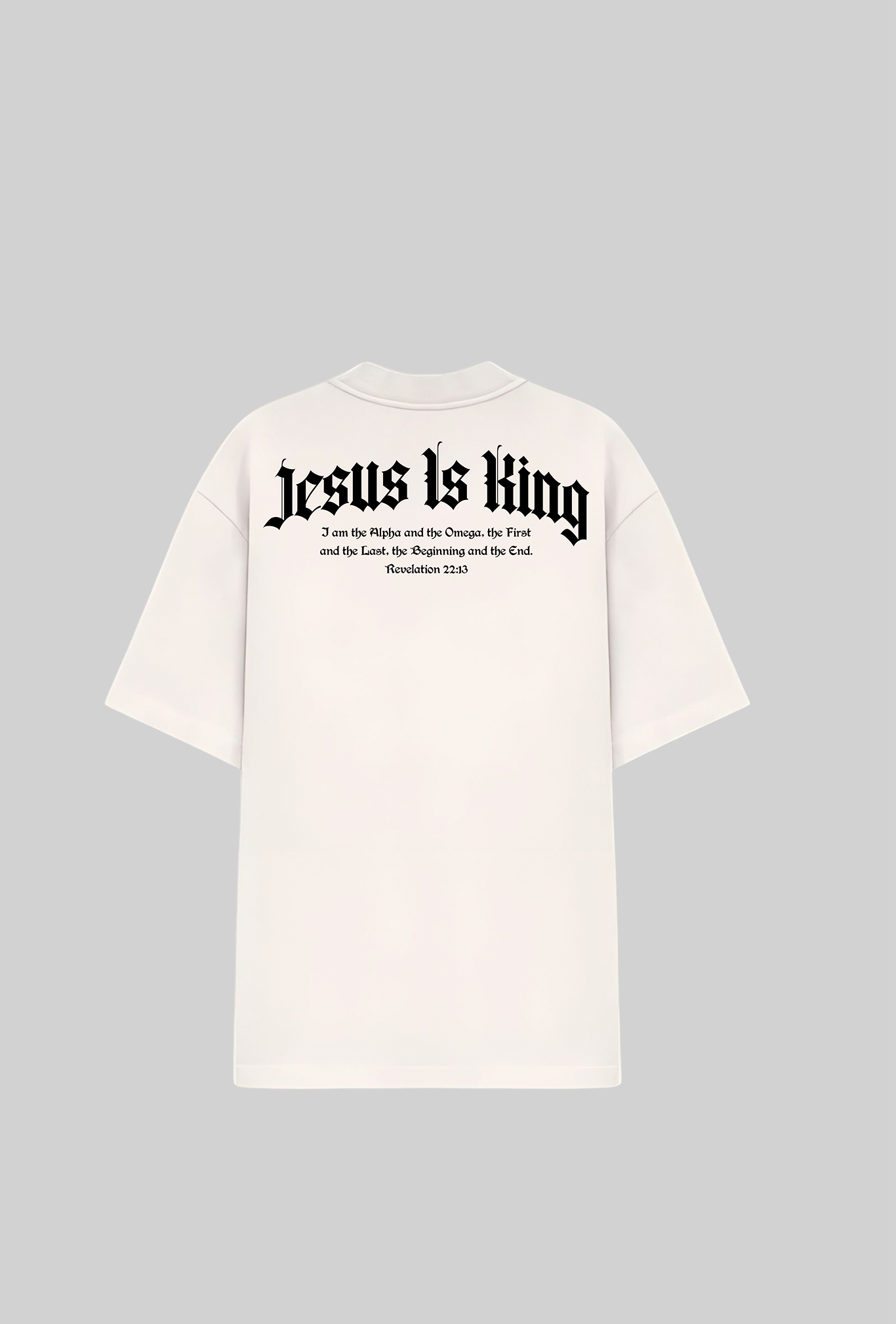 Jesus Is King Oversized