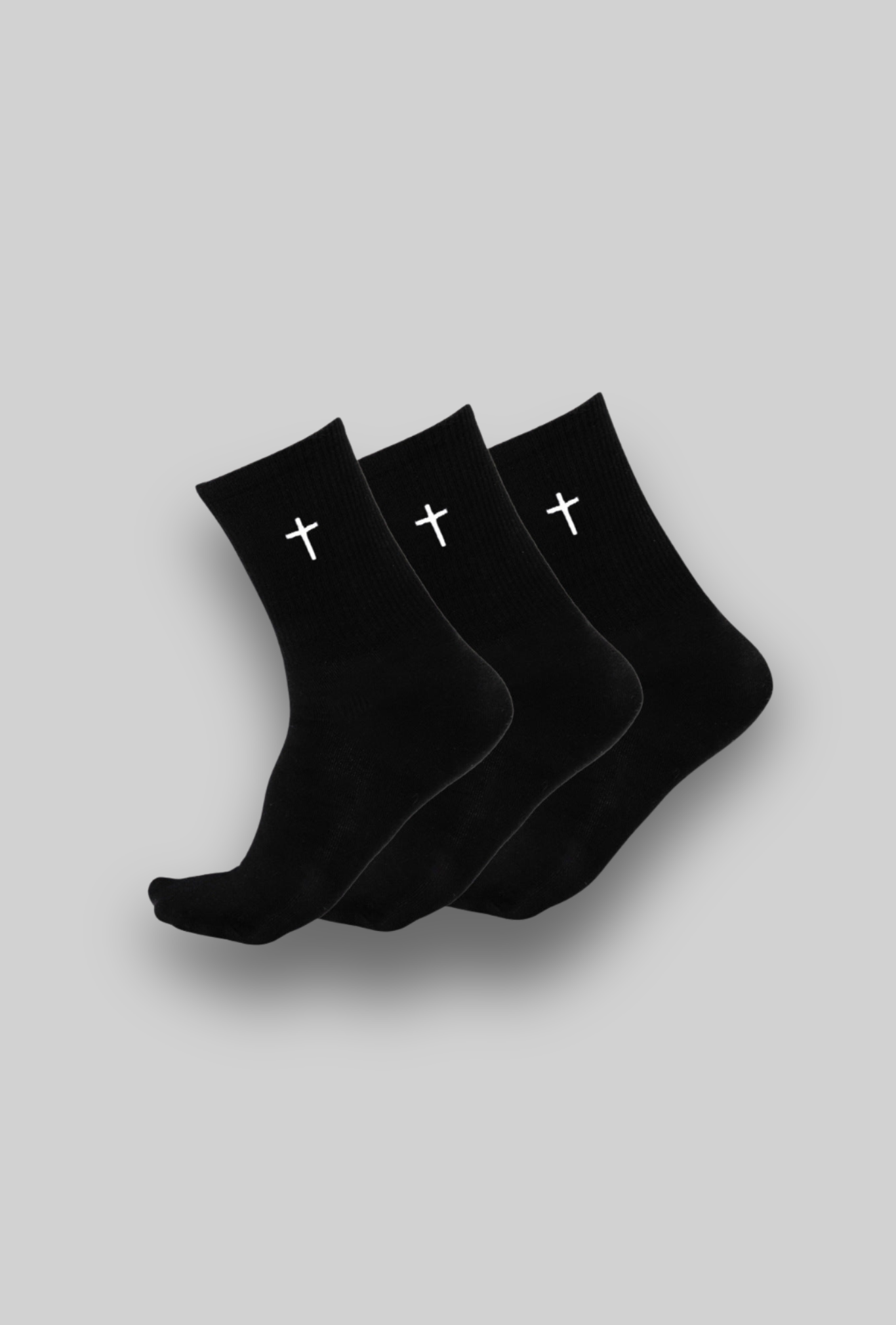Christian Performance Socks 3-Pack - Black