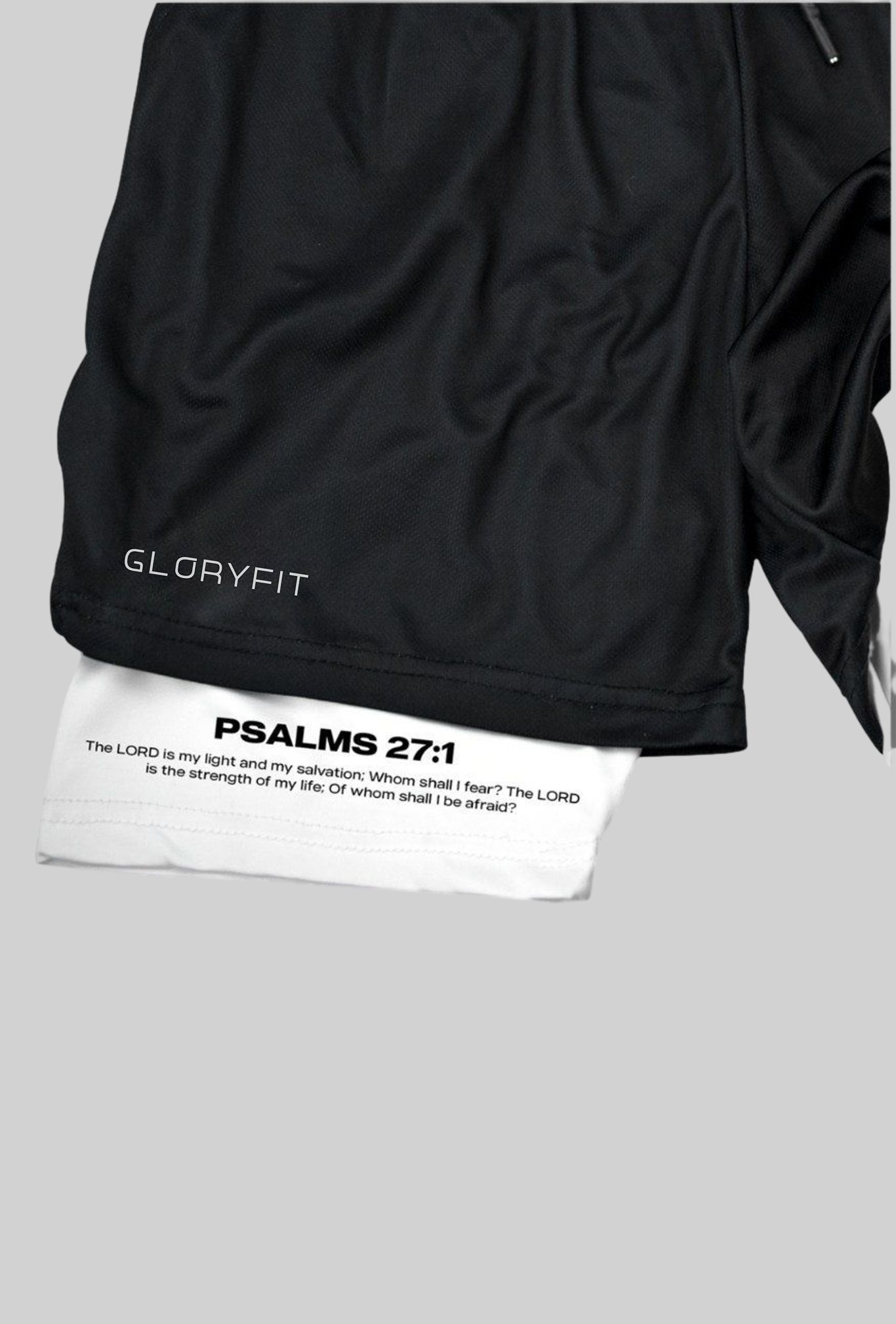 Psalms 27:1 Soldier’s Faith Performance Shorts