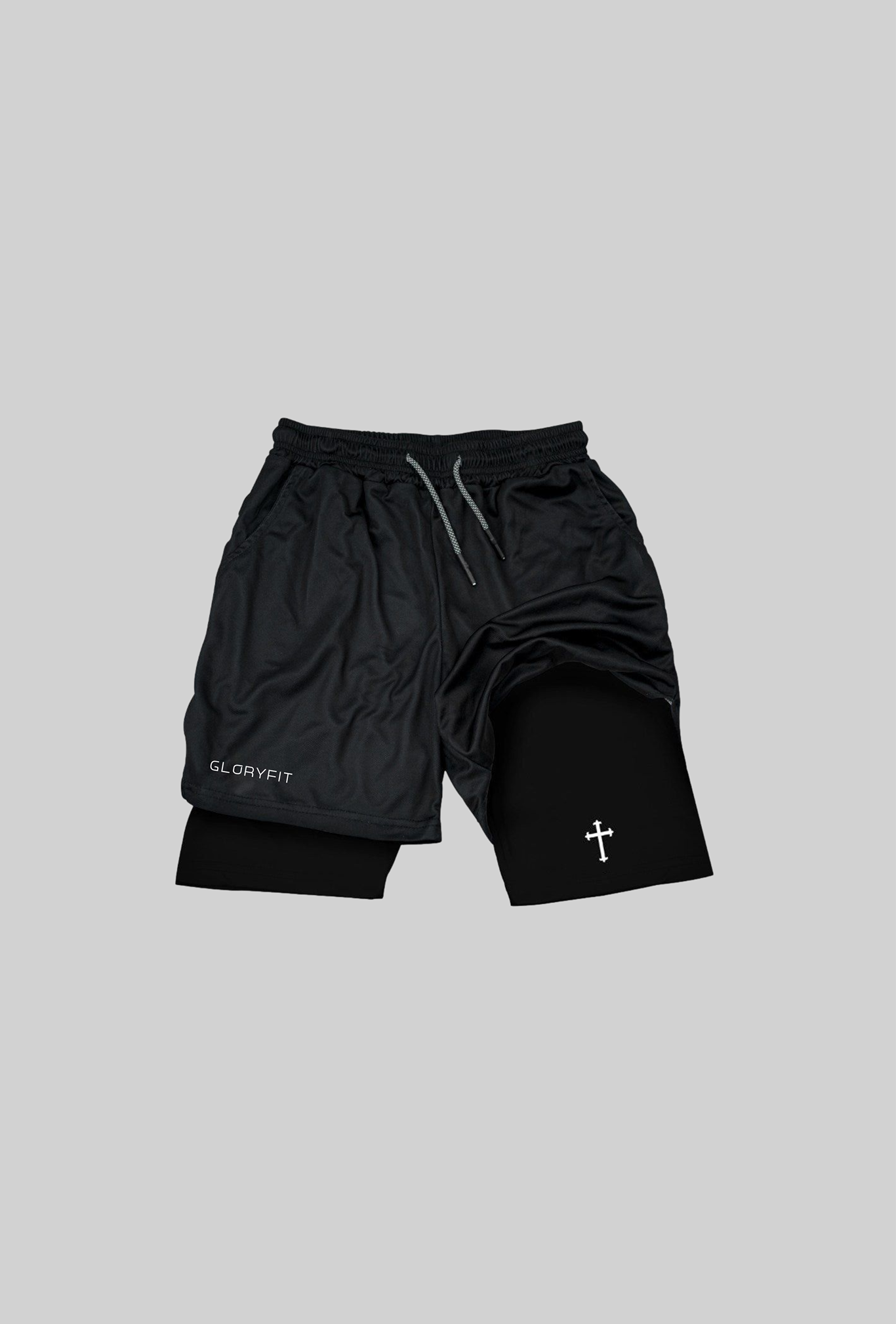 GLORYFIT Minimal Cross Performance Shorts
